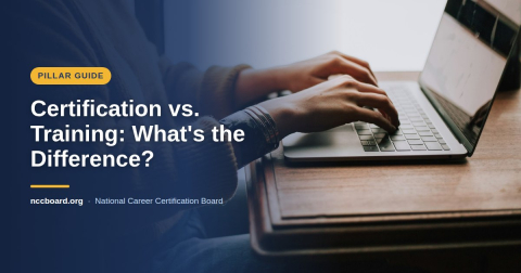 What is the difference between training and certification?